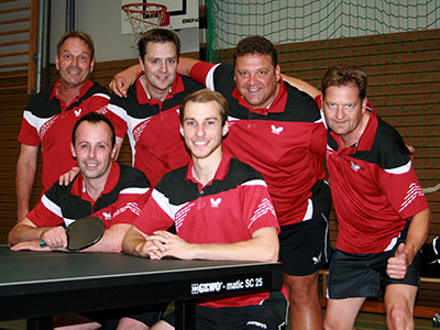 Mannschaftsfoto 2. Herren Tischtennis Kaltenkirchener Turnerschaft